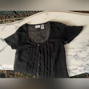 Sheer blouse